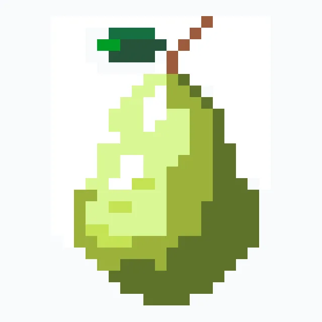 perler bead pattern pixel art pear