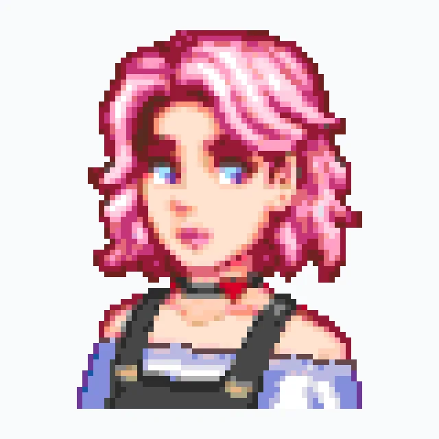 perler bead pattern pixel art 星露谷索菲娅