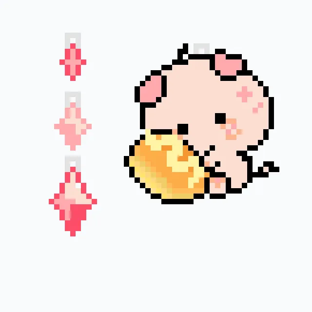 Bügelperlen Vorlage Pig