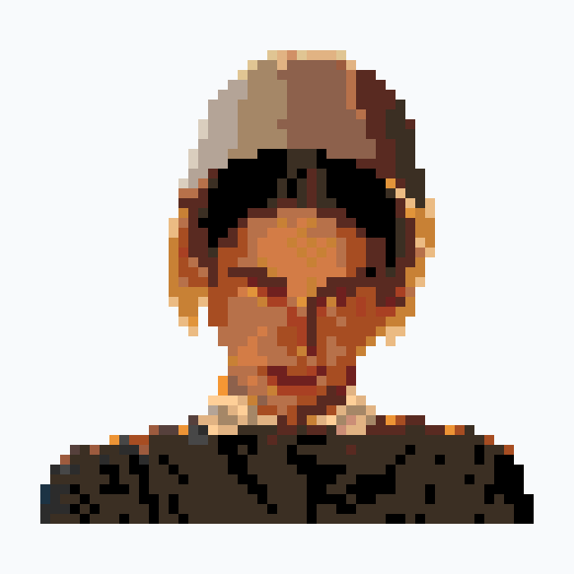 perler bead pattern pixel art 欢愉的艺术 莫德斯塔Modesta