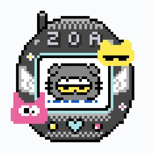 perler bead pattern pixel art zoa拓麻歌子