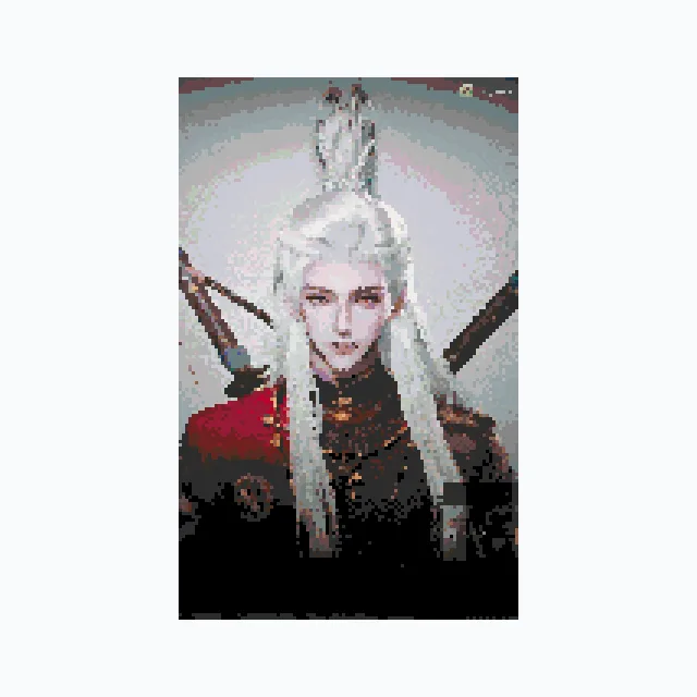 perler bead pattern pixel art 少东家