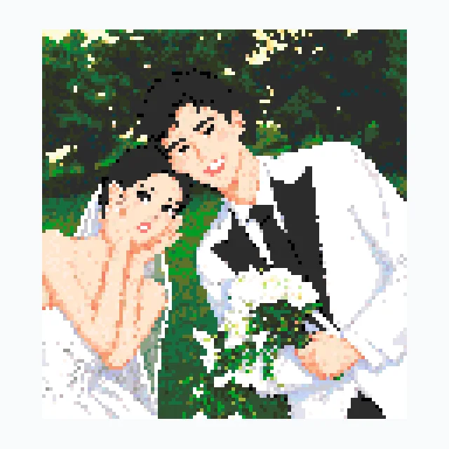 perler bead pattern pixel art Wedding copy