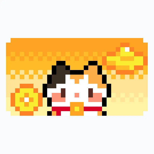 perler bead pattern pixel art 猫猫-05