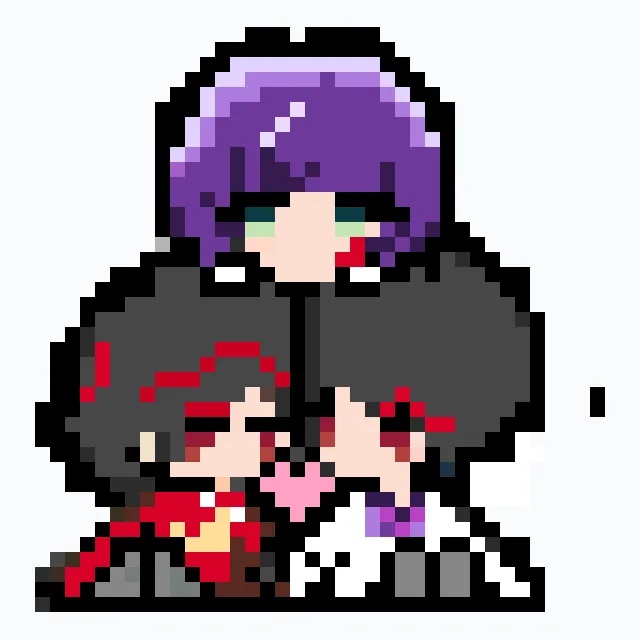 perler bead pattern pixel art 鬼灭之刃