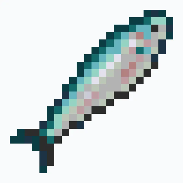 perler bead pattern pixel art 鱼