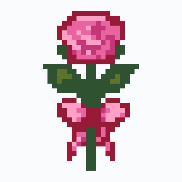 perler bead pattern pixel art fresh flower