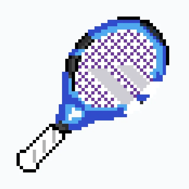 perler bead pattern pixel art 网球拍-18PD款
