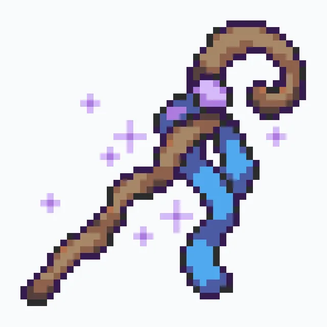 perler bead pattern pixel art Harry Potter's magic wand