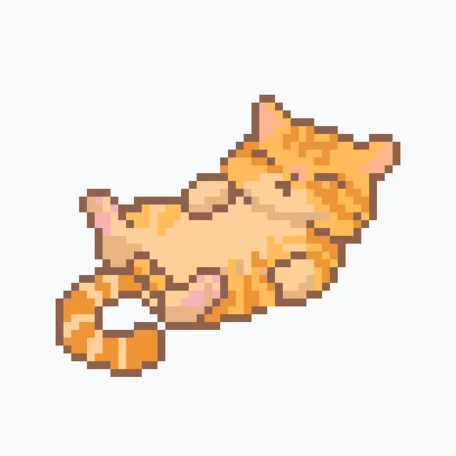 perler bead pattern pixel art 小猫