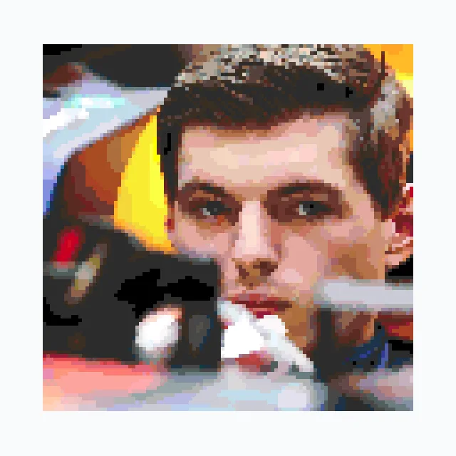 perler bead pattern pixel art max verstappen