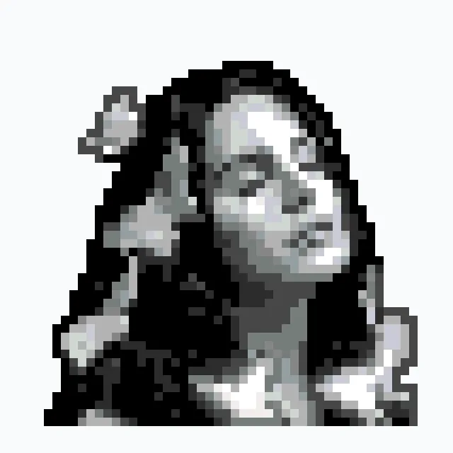 perler bead pattern pixel art woman