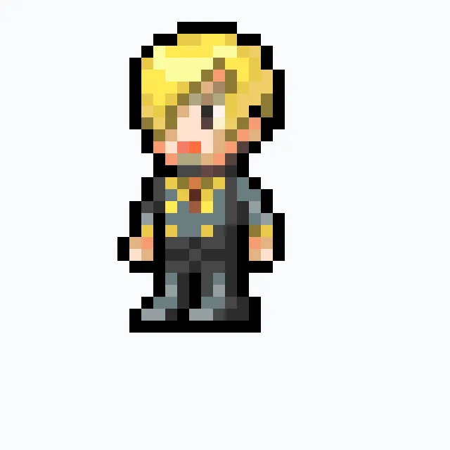 perler bead pattern pixel art 海贼王-山治-两年后