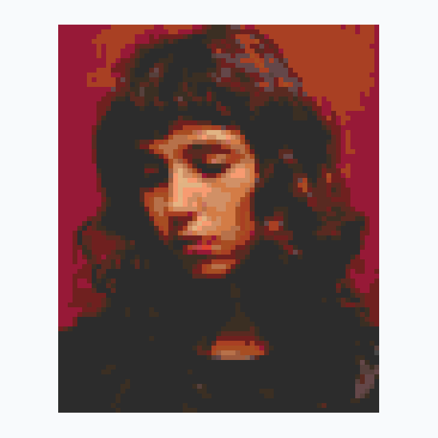 perler bead pattern pixel art Clairo
