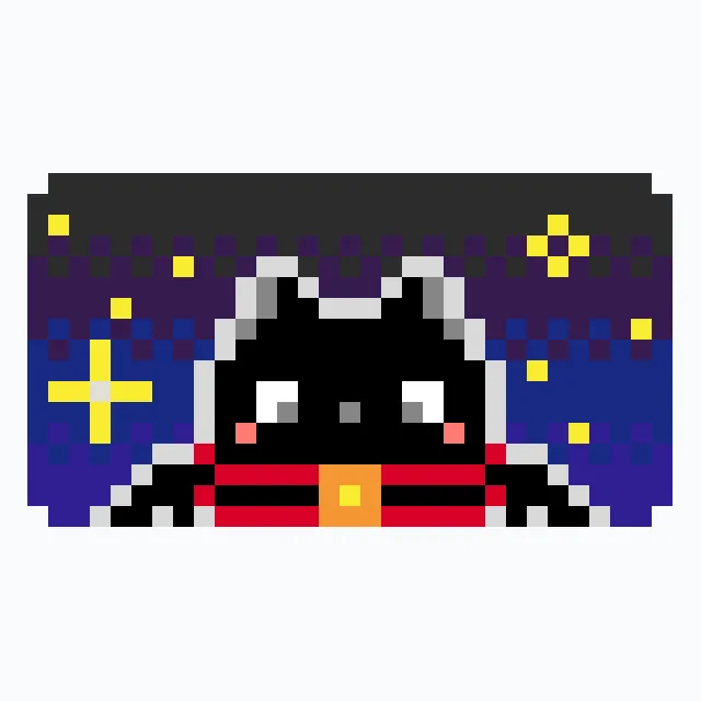perler bead pattern pixel art 猫猫-10