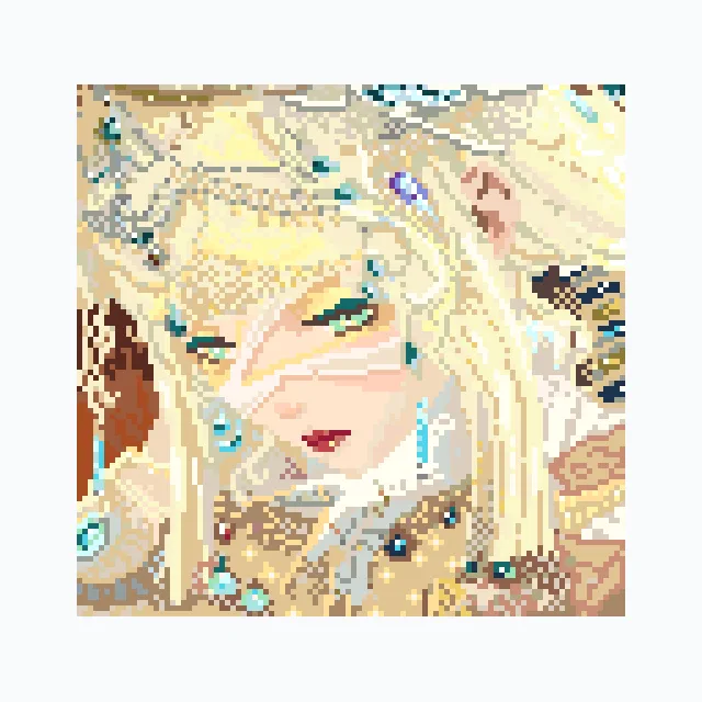 perler bead pattern pixel art desert rose