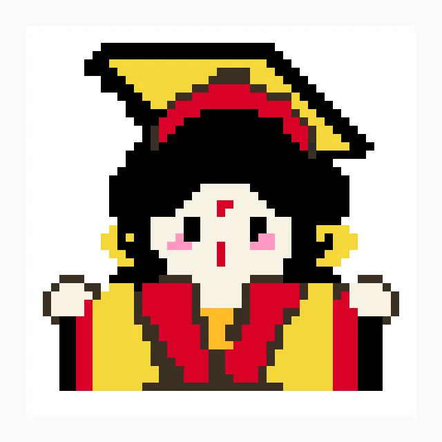 perler bead pattern pixel art 皇后