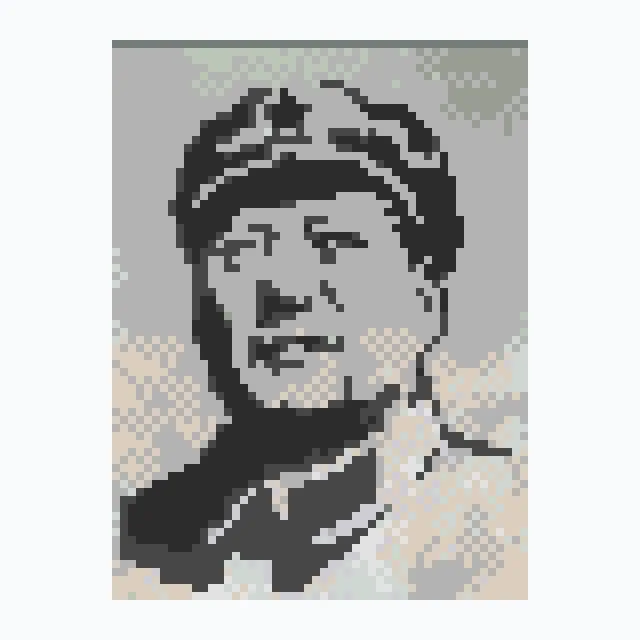 perler bead pattern pixel art 毛主席