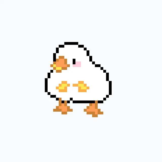 Bügelperlen Vorlage DUCK