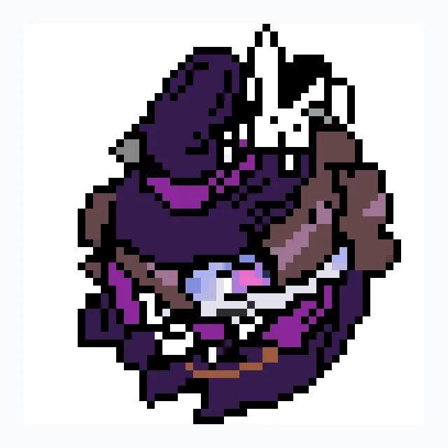 perler bead pattern pixel art 魔木师