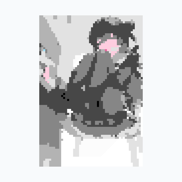 perler bead pattern pixel art 卡哇伊