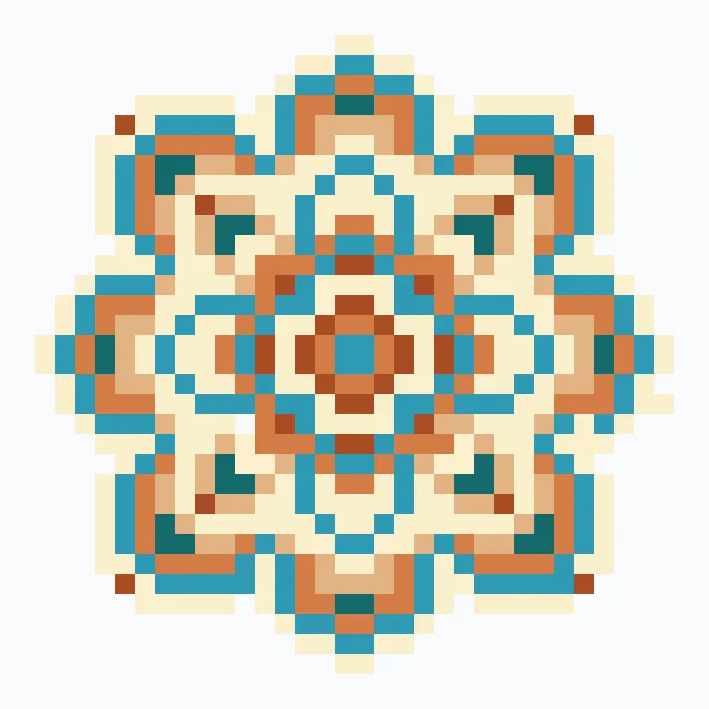perler bead pattern pixel art 中国纹饰