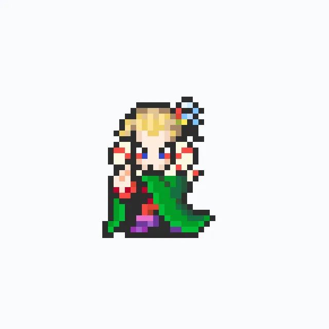 perler bead pattern pixel art Kefka