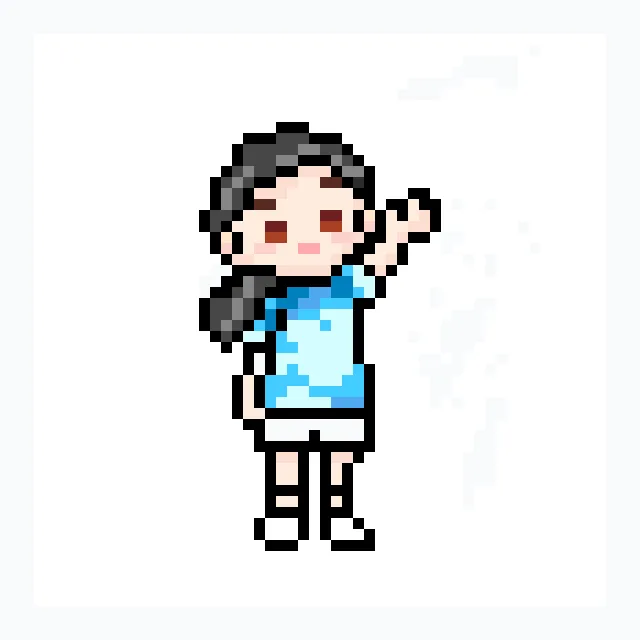 perler bead pattern pixel art 小人